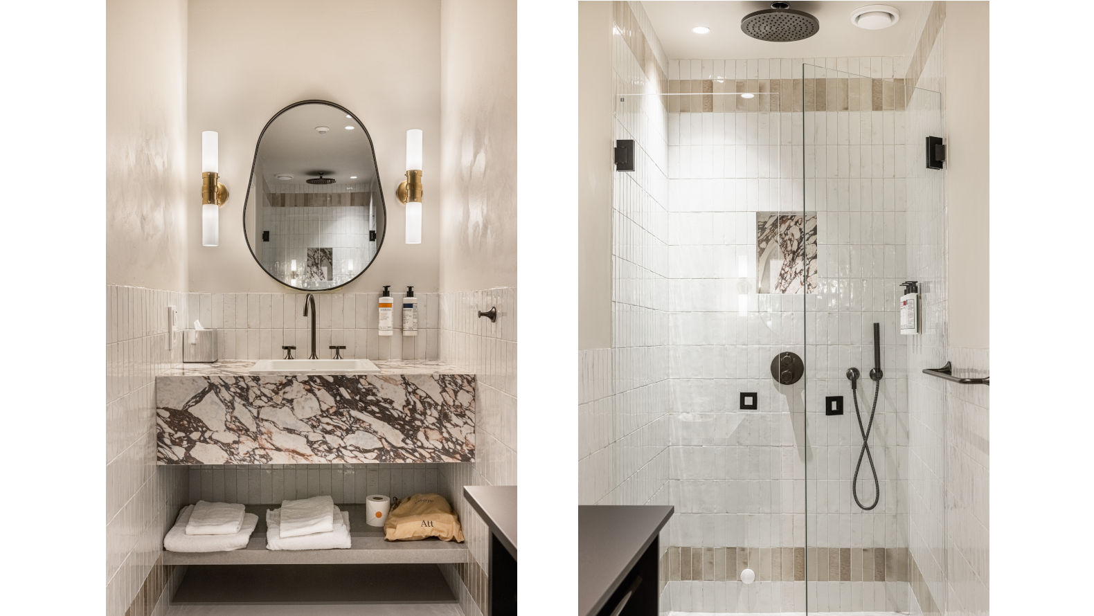 6 Att Kvadraturen Deluxe Suite with Balcony Bathroom Shower